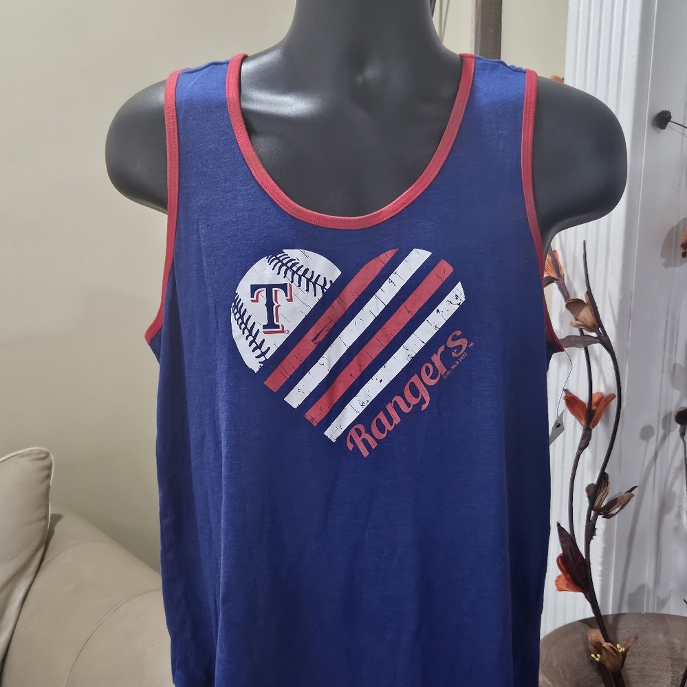 Texas Rangers tank top. women's